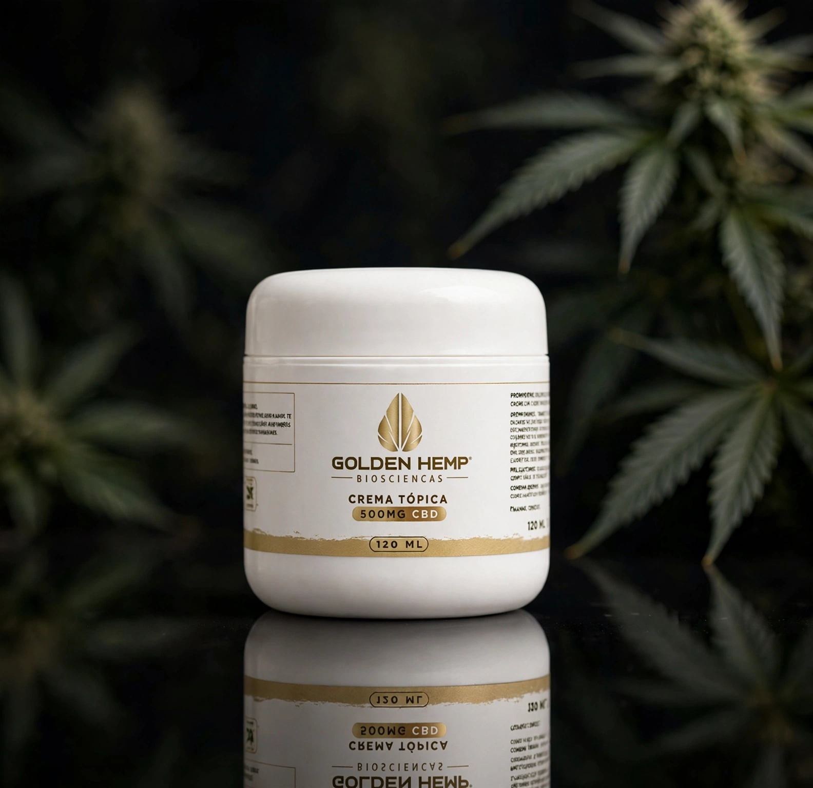 Crema CBD 500mg arnica eucalipto